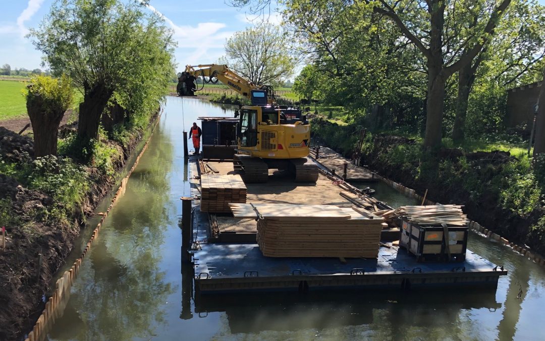 Vervangen beschoeiingen en duikers Oude Kromme Rijn Molenspoor – Van Rijn